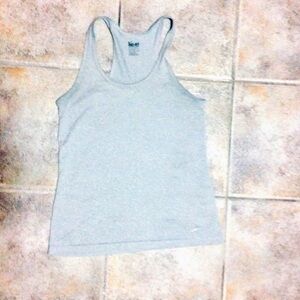 Nike Dry Fit Heather Gray Racerback Tank Top Sz SP